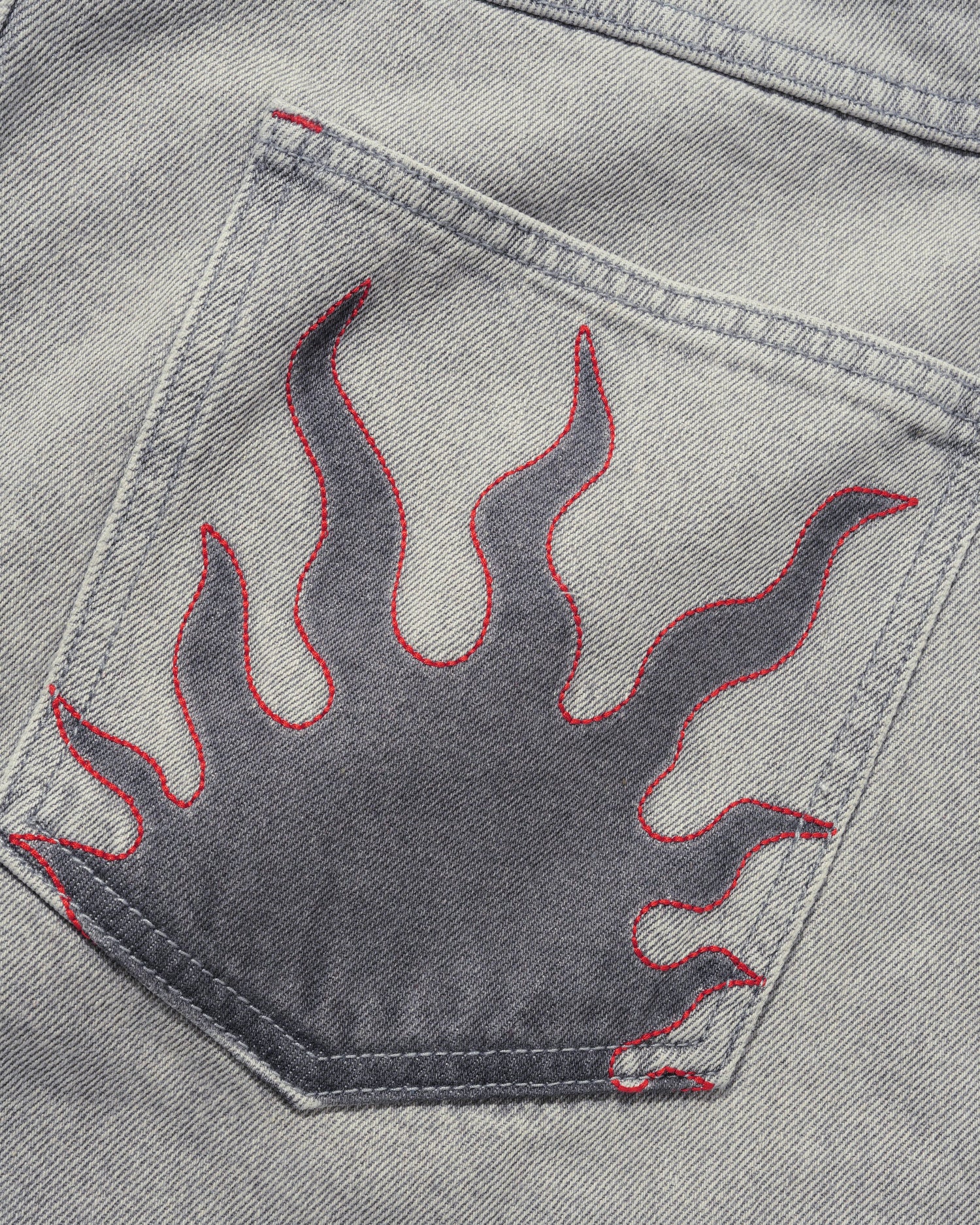 Solar Fade Denim Jeans, Grey Wash