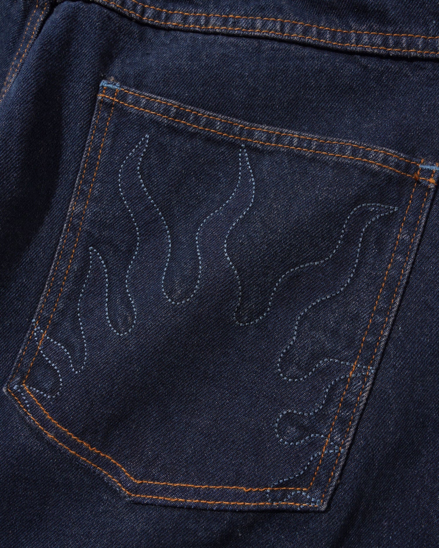 Solar Fade Denim Jeans, Tinted Dark Indigo