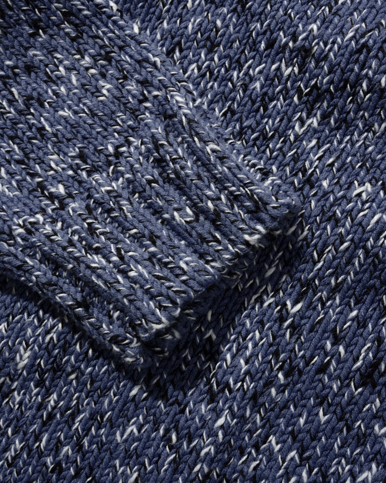 Speckle Knit Sweater, Navy