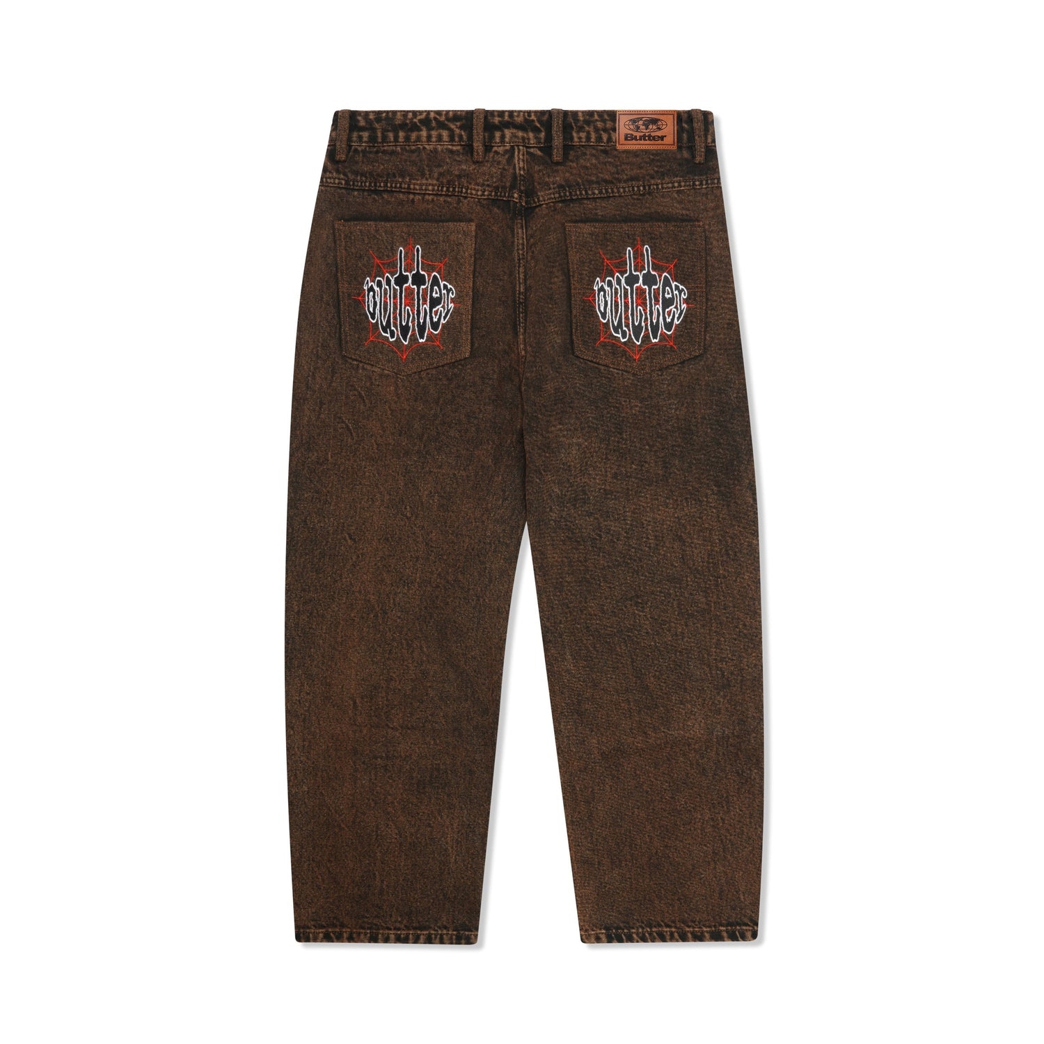 Spider Denim Jeans, Acid Brown