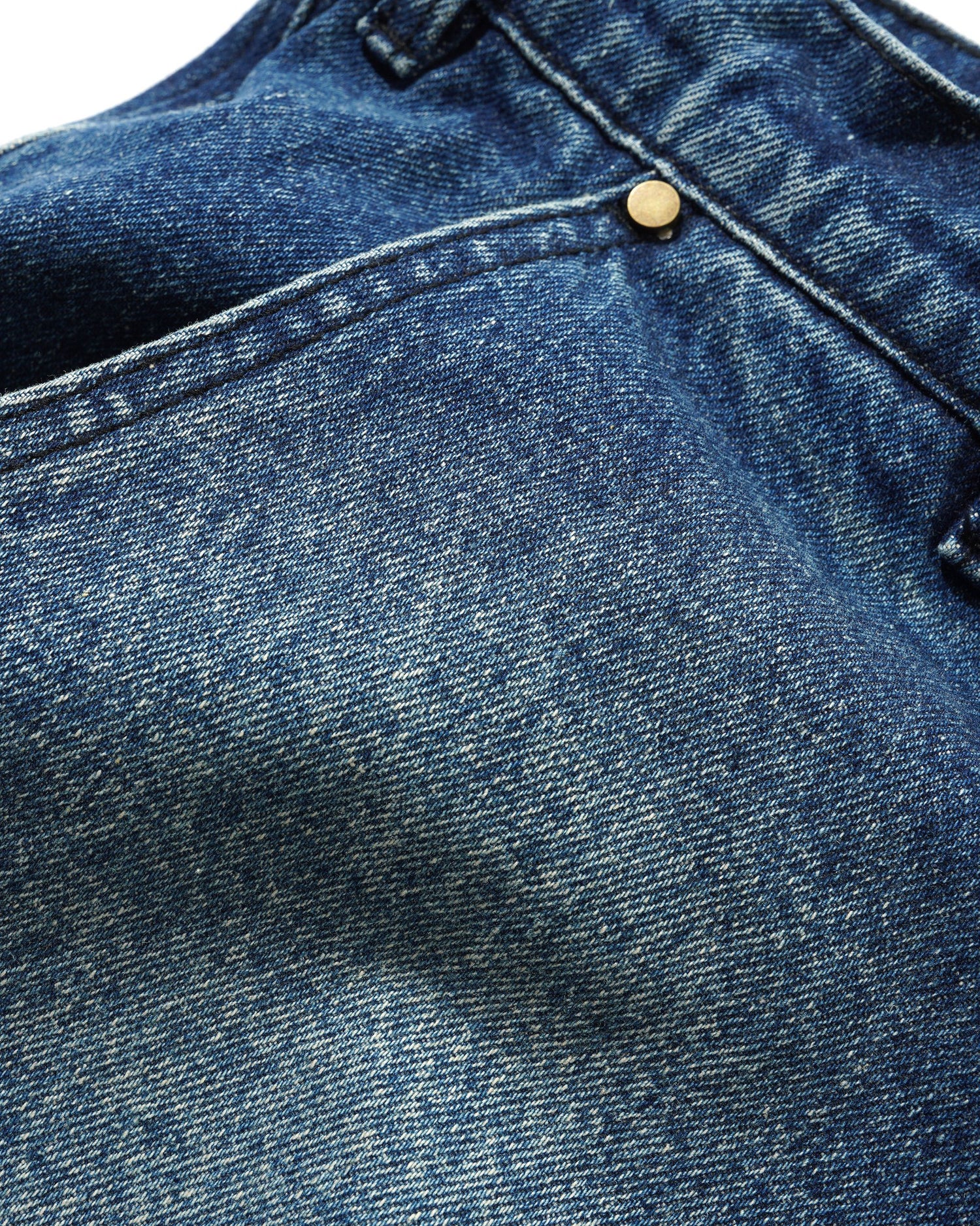 Spike Denim Jeans, Distressed Indigo
