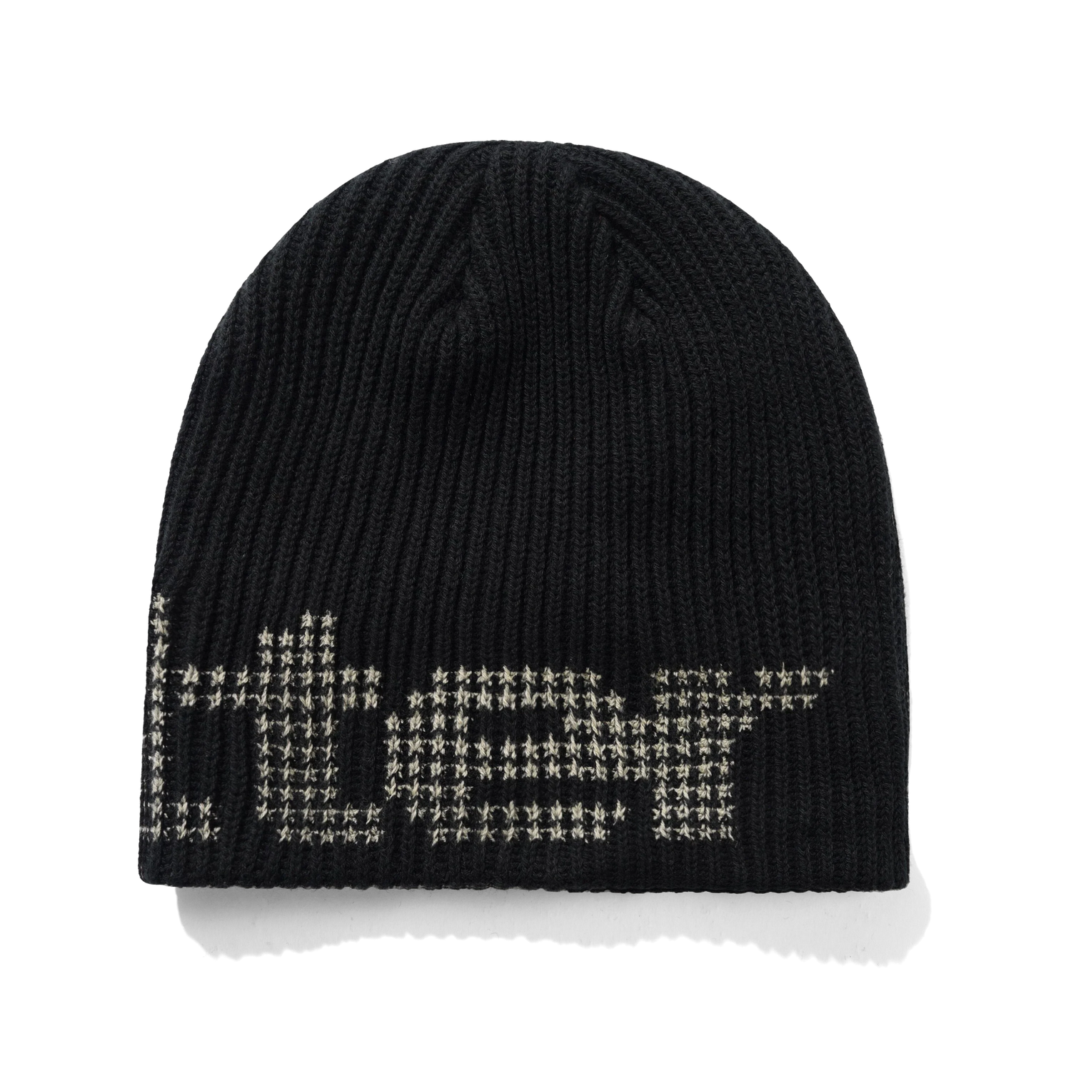 Stars Skully Beanie, Black