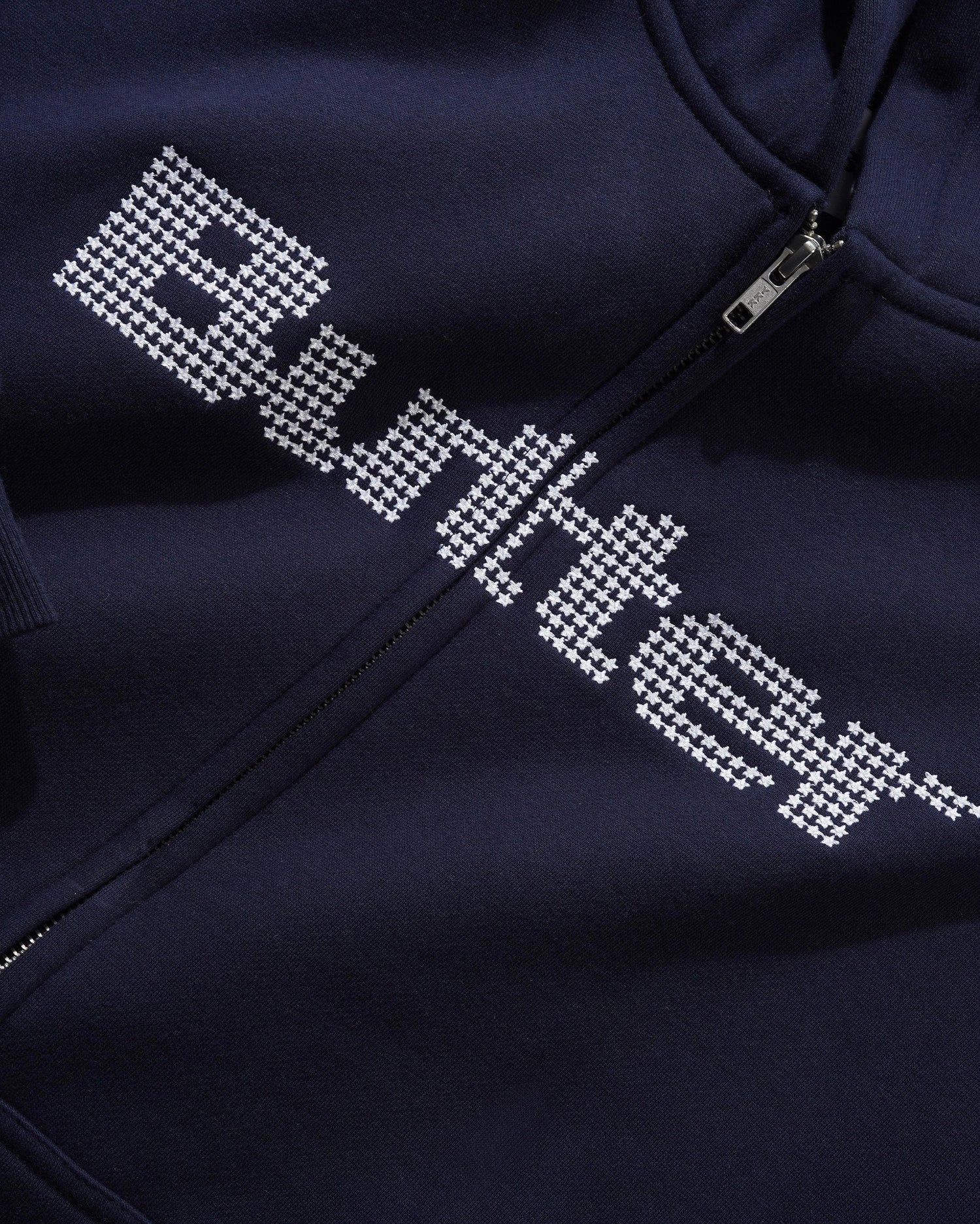 Stars Zip-Thru Hood, Navy