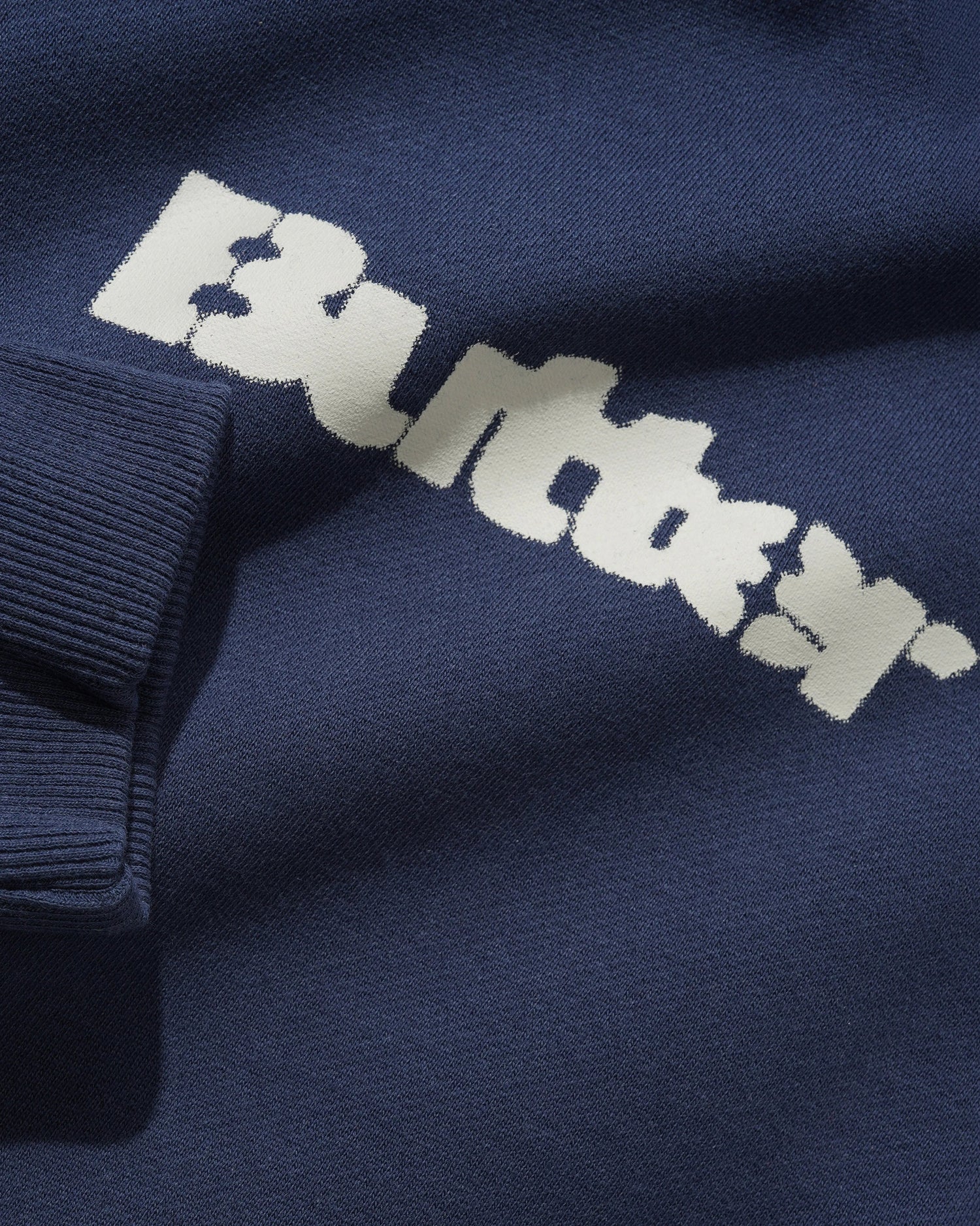 Stencil Logo Pullover Hood, Navy