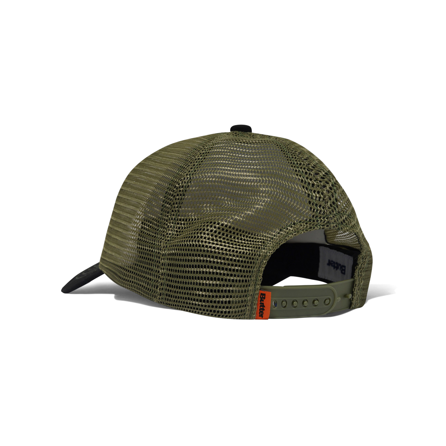 Stencil Trucker Cap, Black