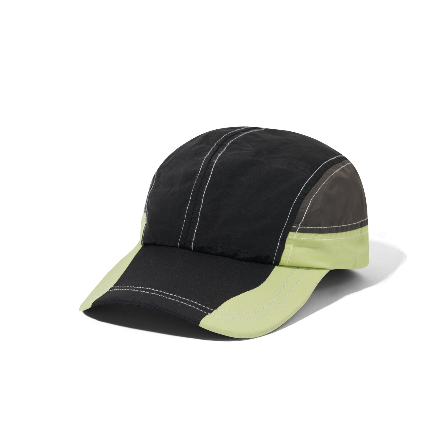 Stream 4 Panel Cap, Black / Pistachio