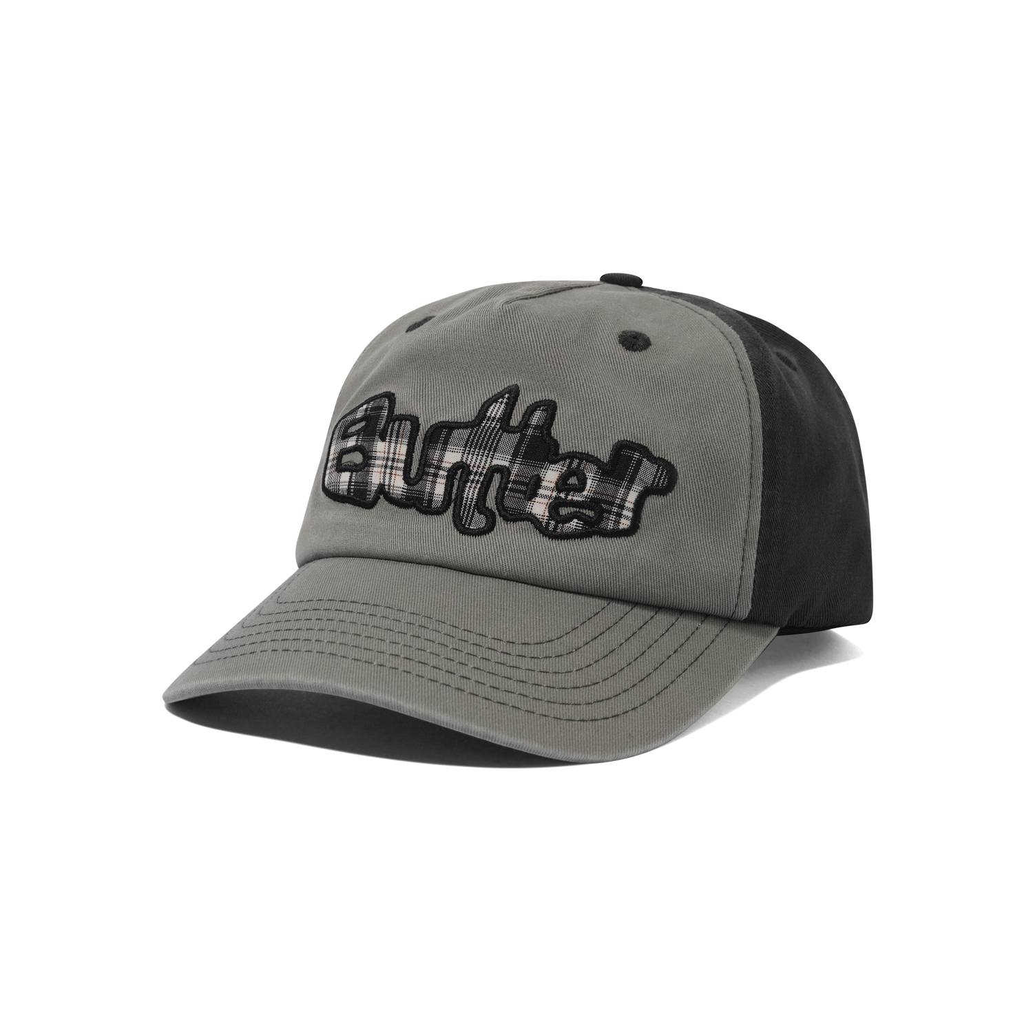 Stretch 5 Panel Cap, Washed Charcoal