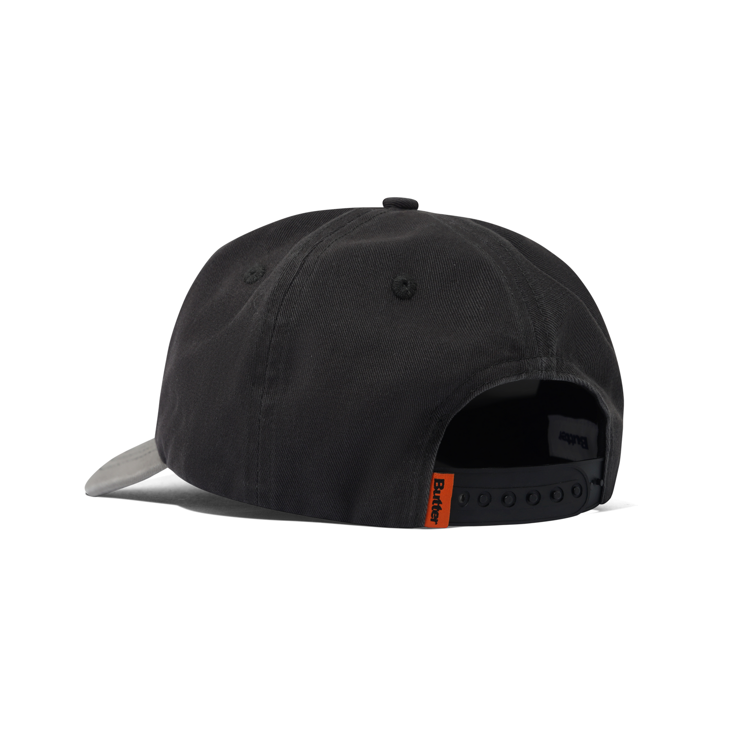 Stretch 5 Panel Cap, Washed Charcoal