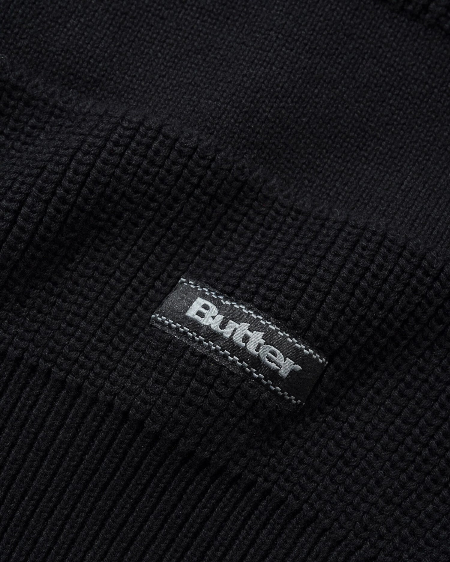 Stripe Knit Sweater, Black