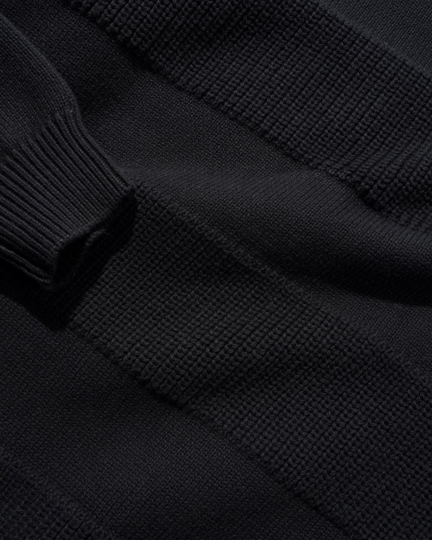 Stripe Knit Sweater, Black