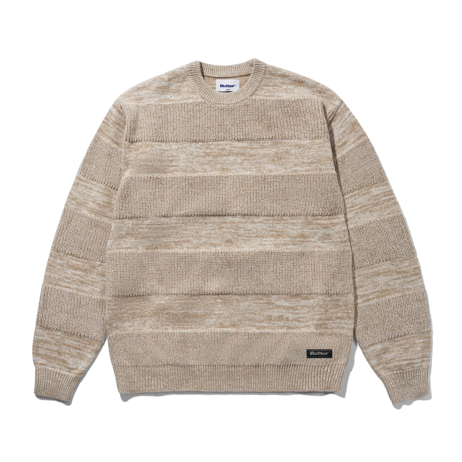 Stripe Knit Sweater, Oat Marle