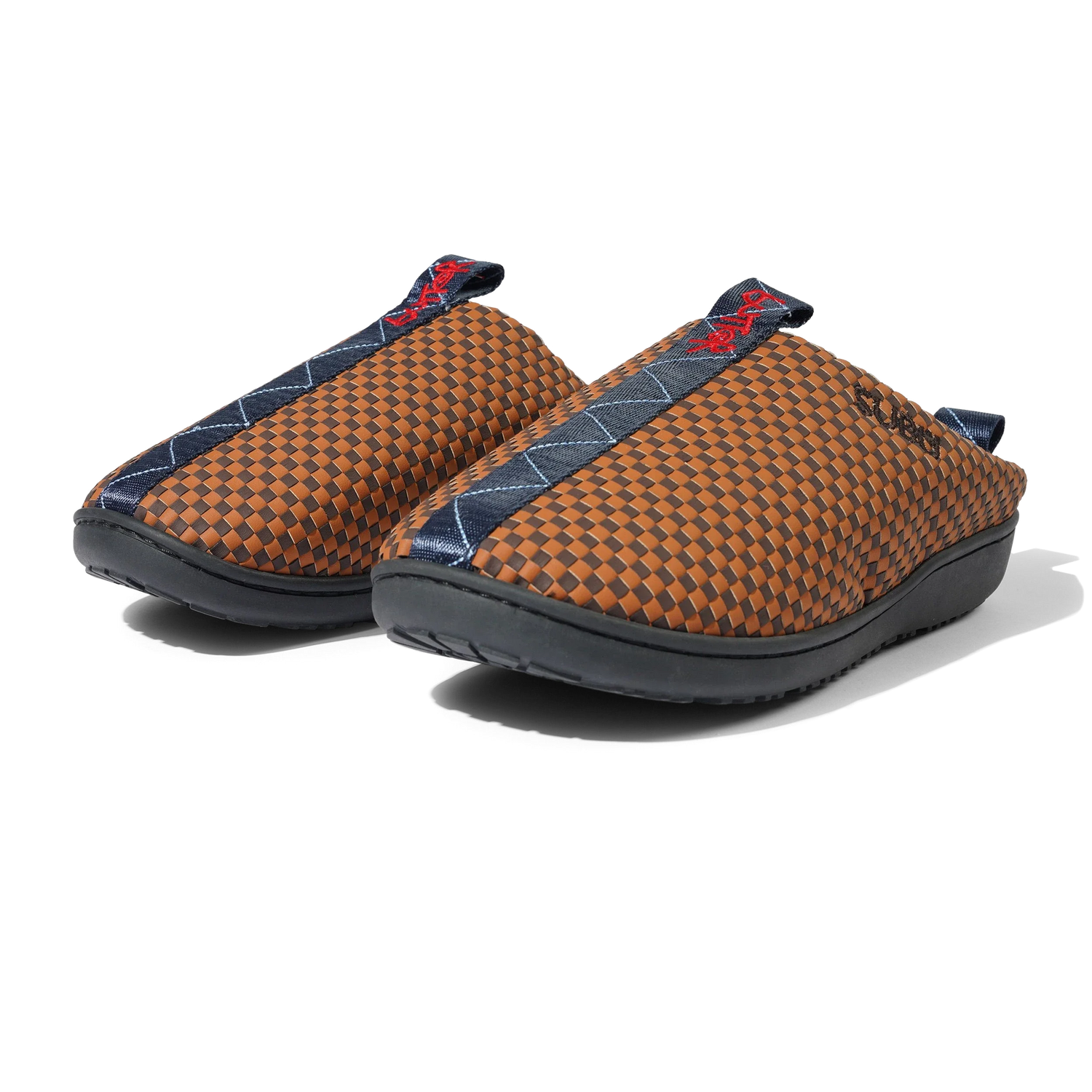 Subu Woven Sandal, Tan / Navy