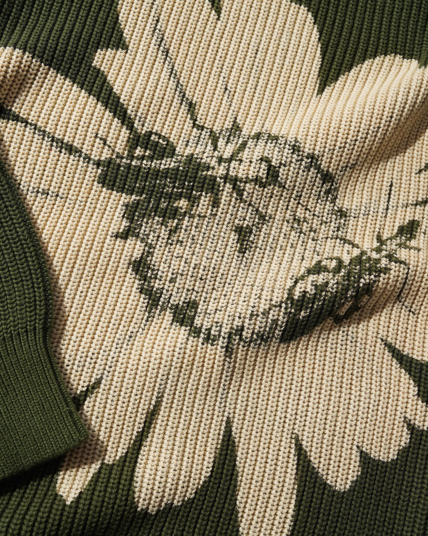 Sunflower Knit Sweater, Army