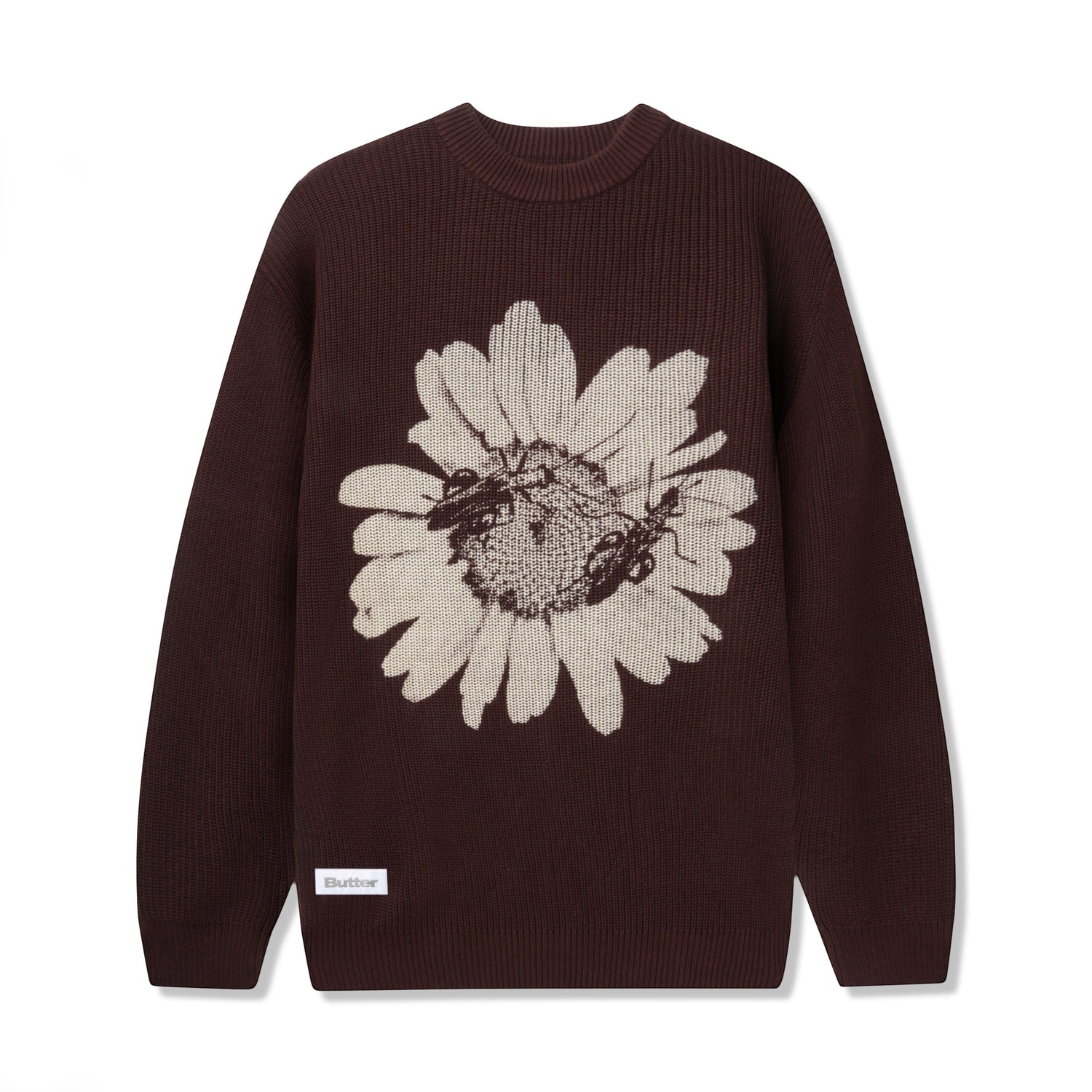 Sunflower Knit Sweater, Brown