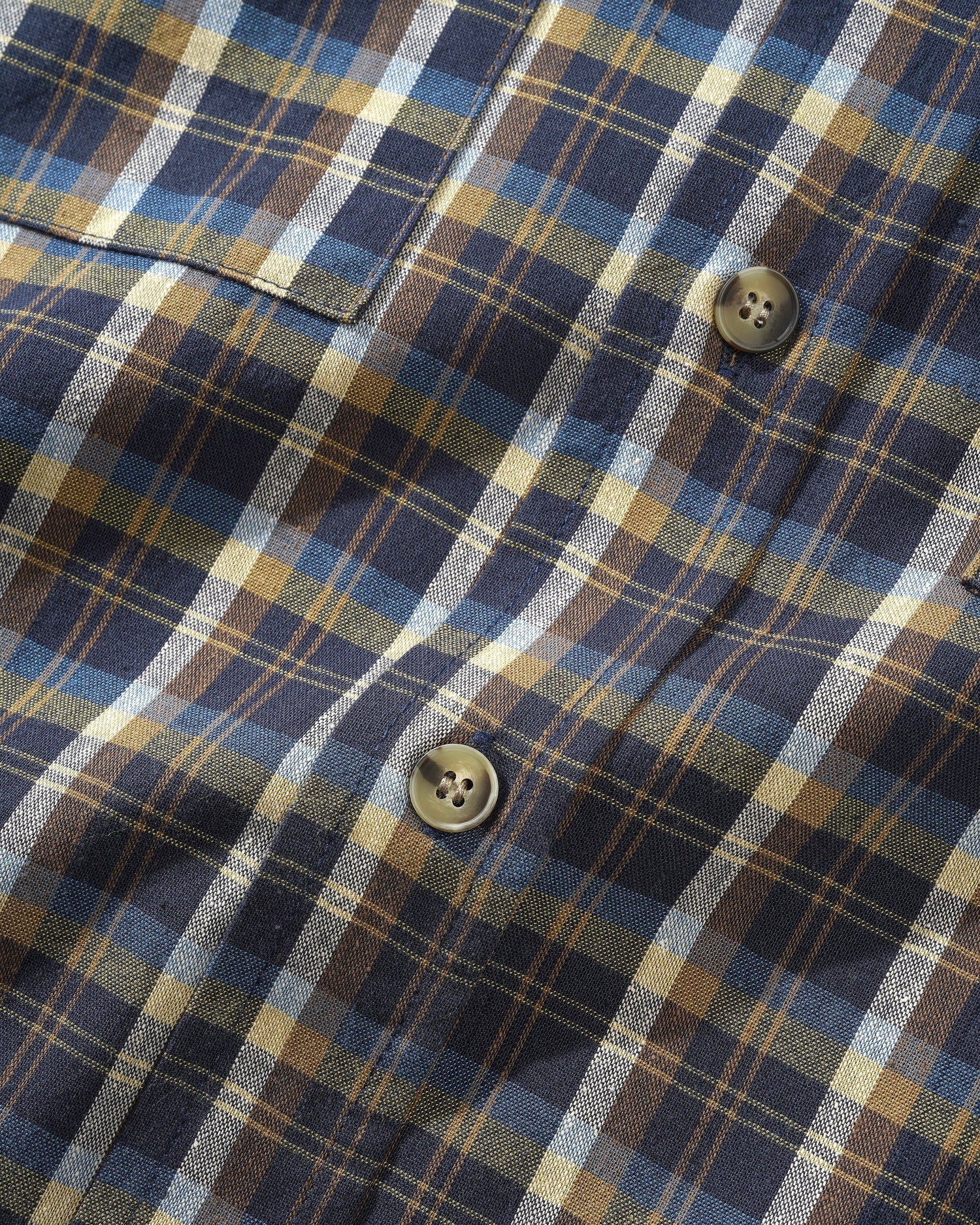 Terrain Plaid Shirt, Navy