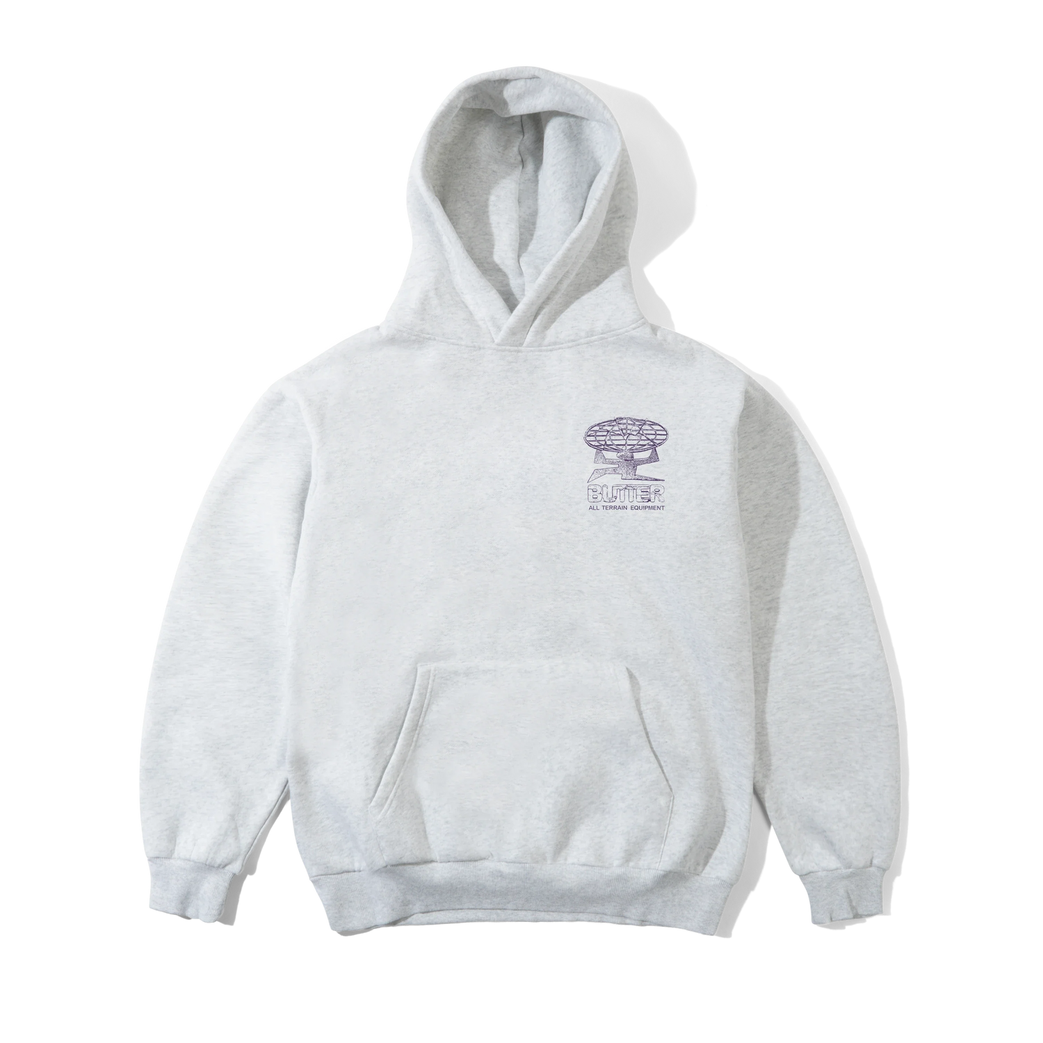 Terrain Pullover Hood, Ash