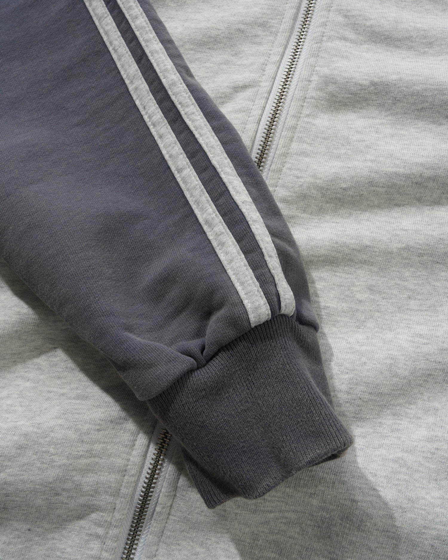 Tunnel Fleece Track Jacket, Ash / Navy