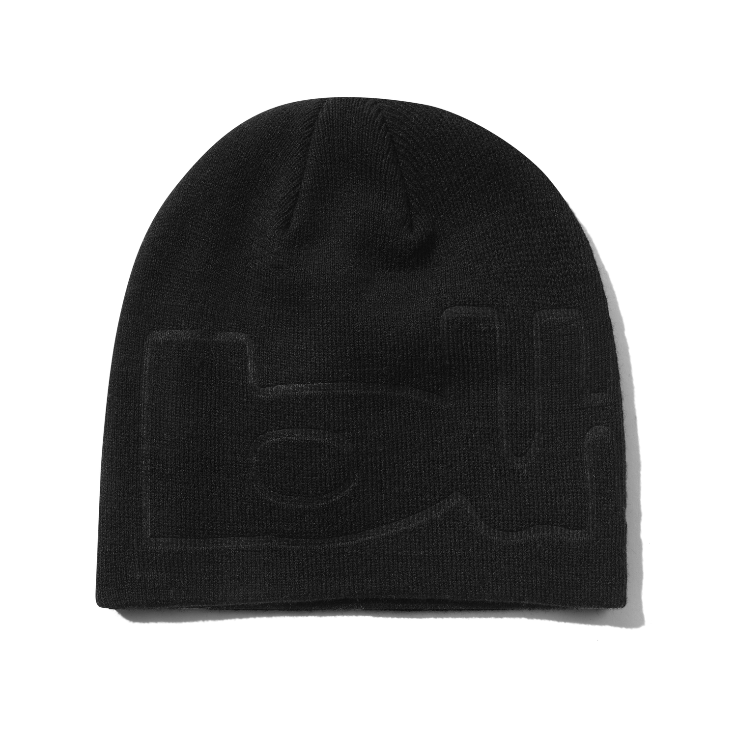 Warped Skully Beanie, Black
