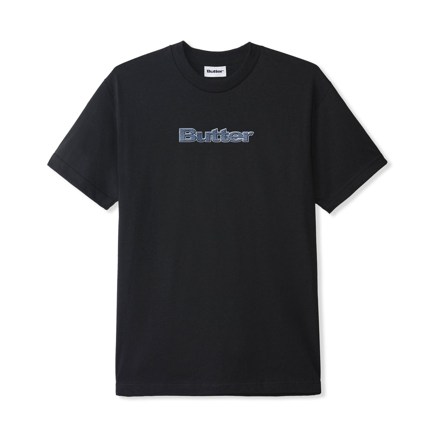 Water Logo Tee, Black