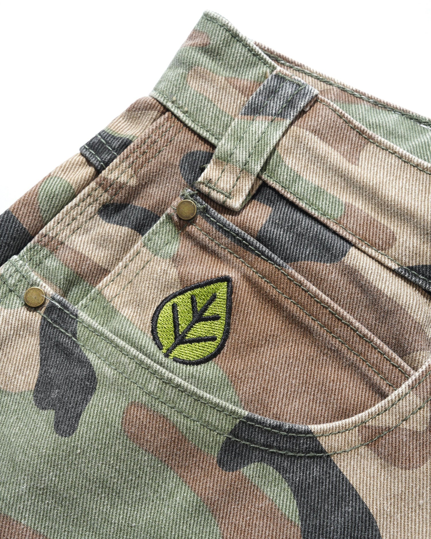 Weathergear Denim Jeans, Woodland Camo