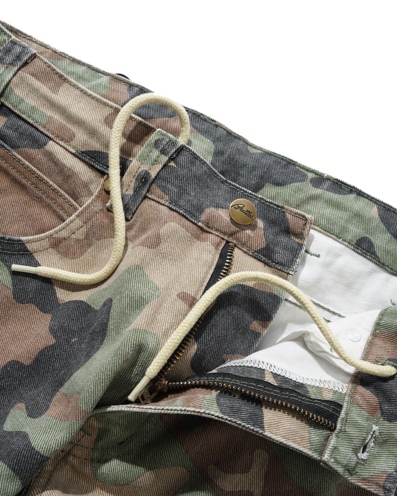 Weathergear Denim Jeans, Woodland Camo