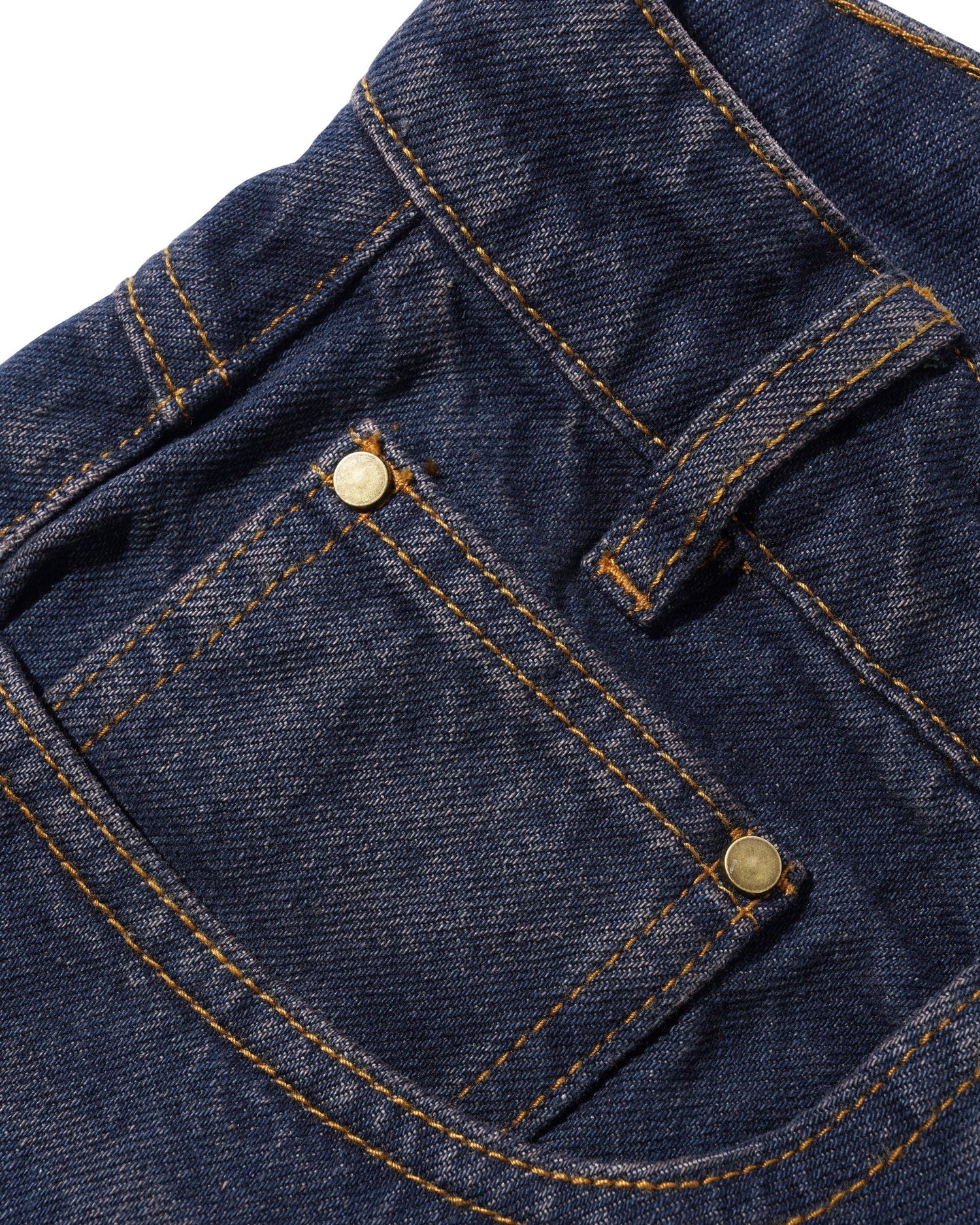 Wide Cut Denim Jeans, Tinted Dark Indigo