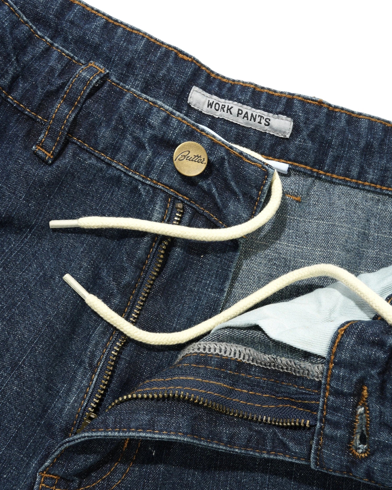 Work Pants, Streaky Navy Wash