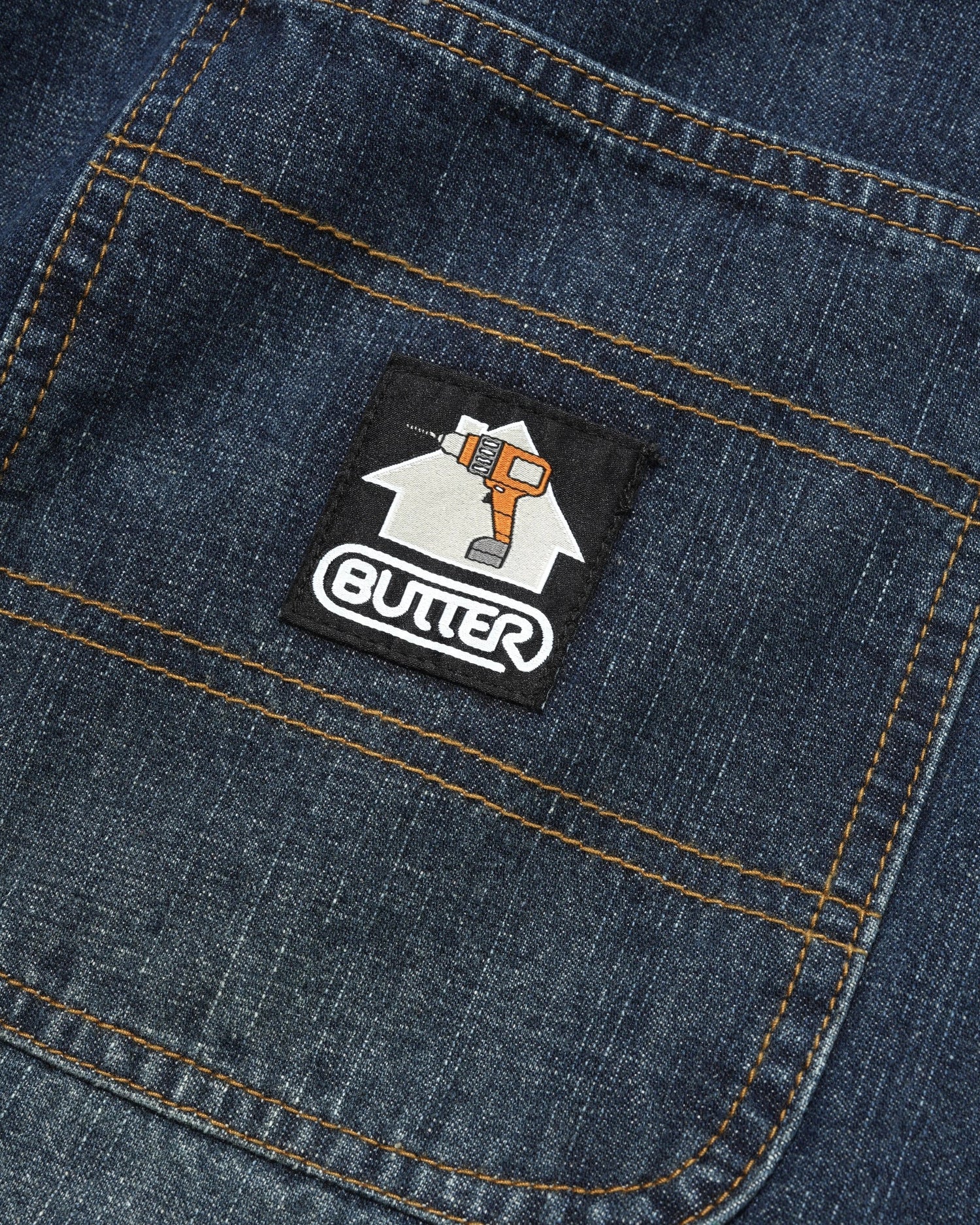 Work Pants, Streaky Navy Wash