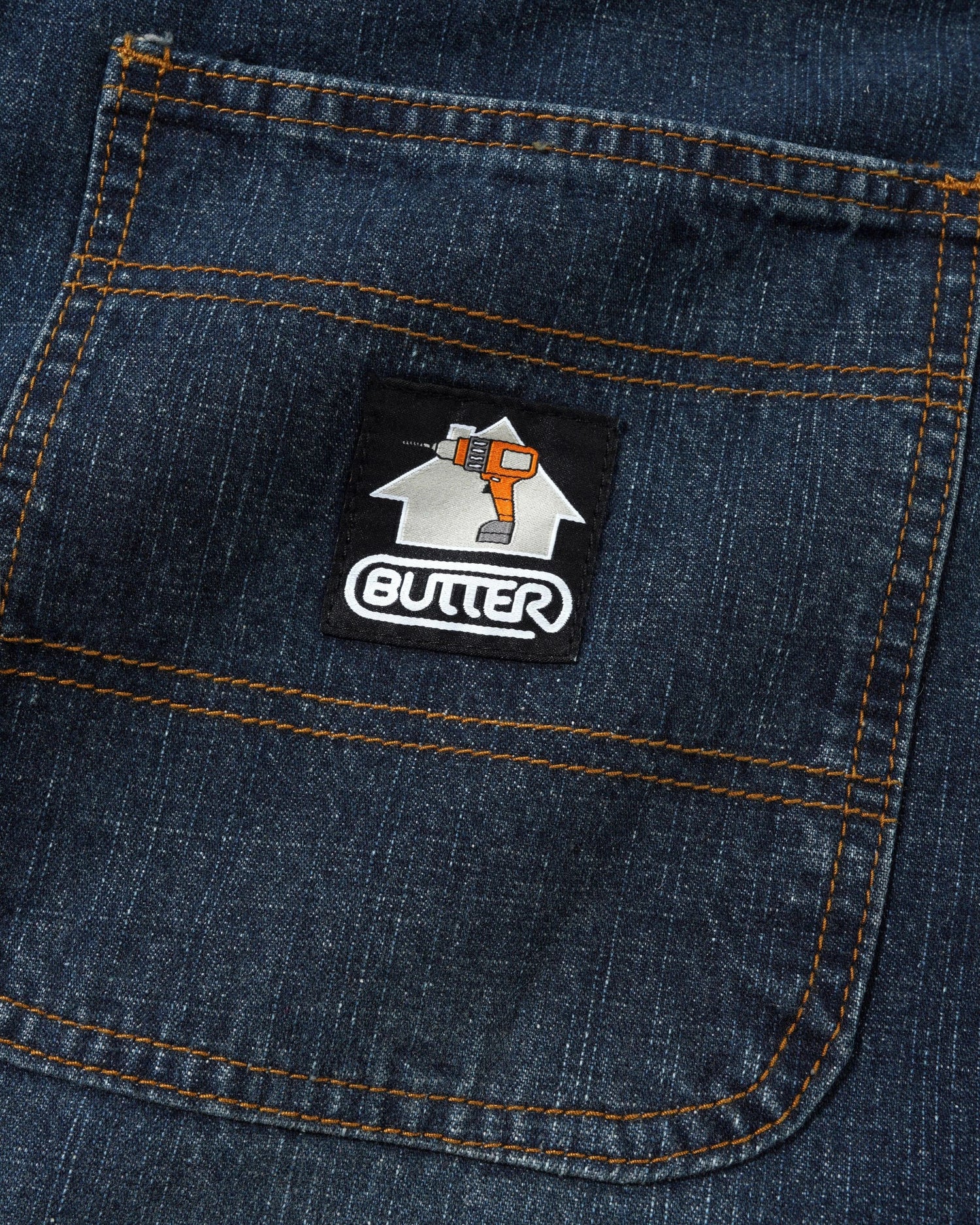 Work Shorts, Streaky Navy Wash