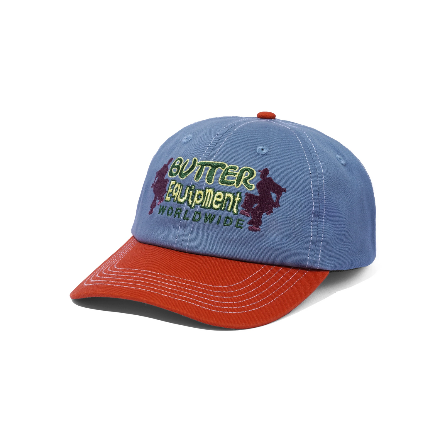 Breaker 6 Panel Cap, Ocean / Rust