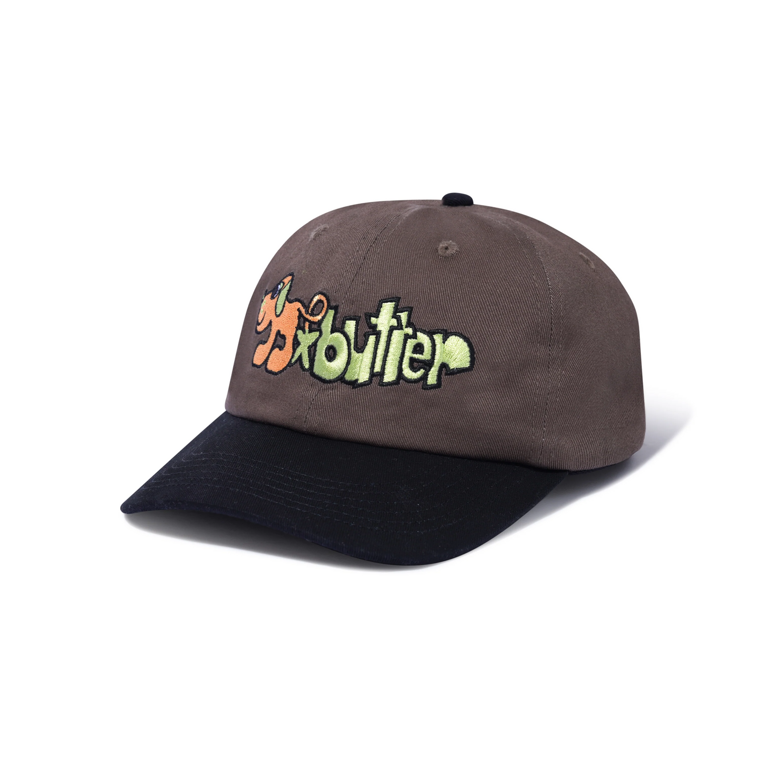 Pooch 6 Panel Cap, Brown / Black