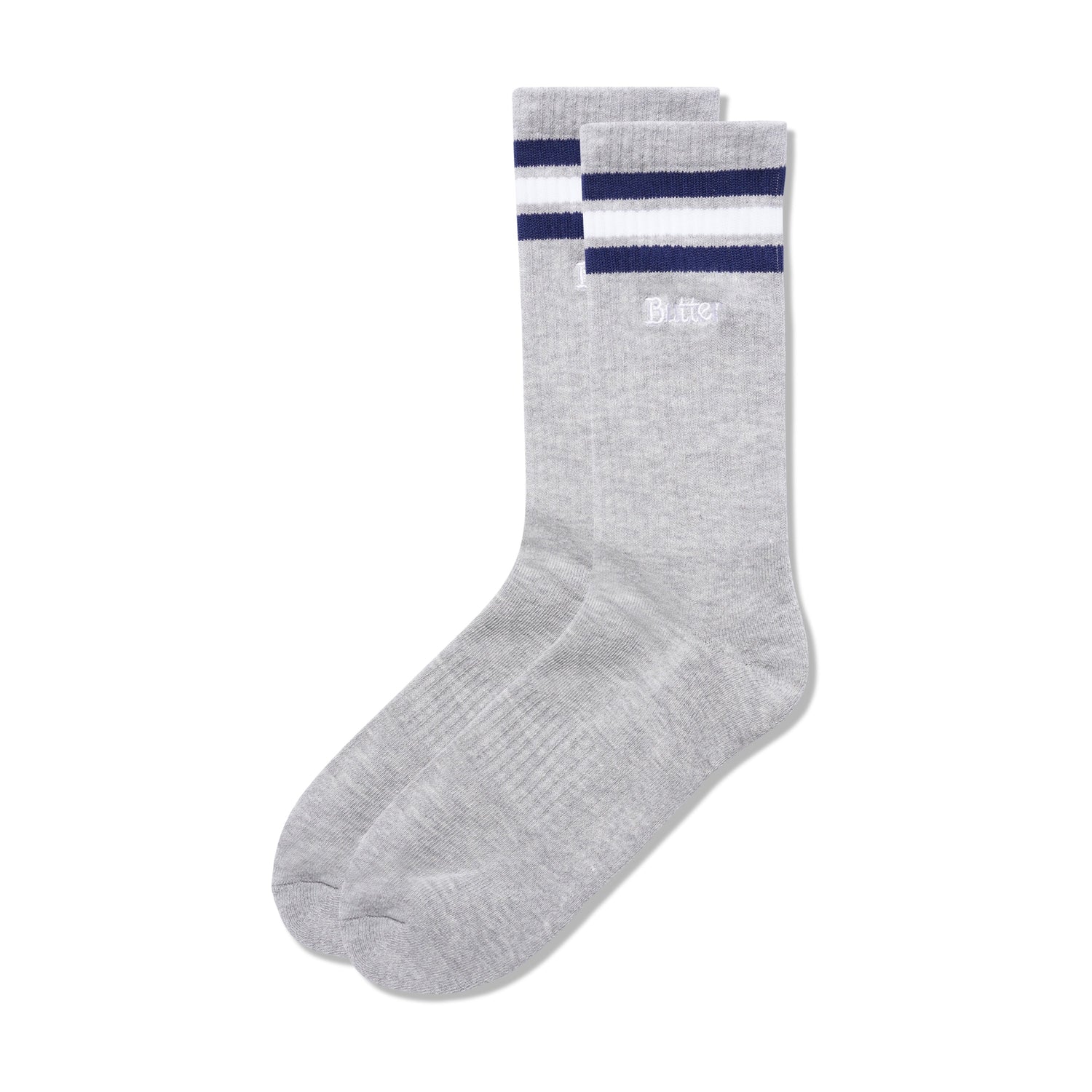 Stripe Socks, Ash Grey