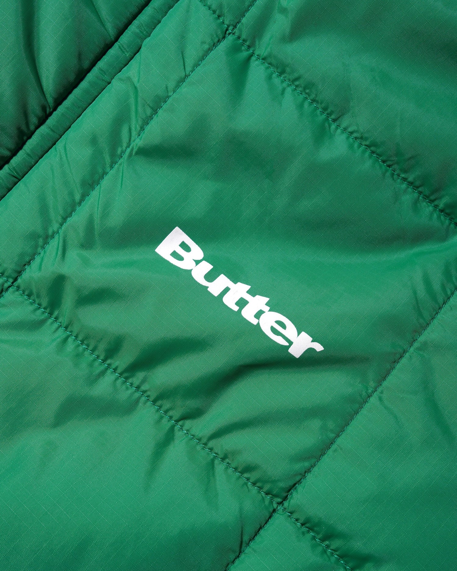 Grid Puffer Jacket, Green