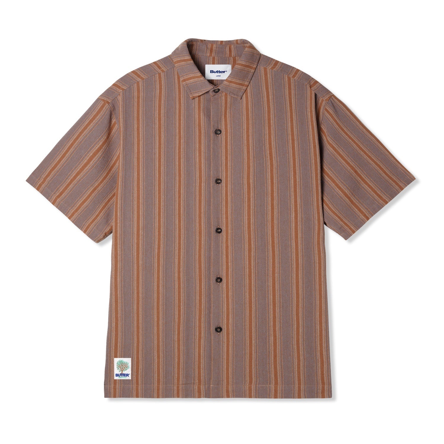 Terrace S/S Shirt, Terracotta / Steel